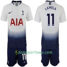 Koszulka Tottenham Hotspur Lamela 11 Dziecięcy Domowe Koszulki Piłkarskie 2018-2019 Krótki Rękaw
